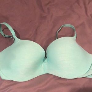 Victoria’s Secret Pink Push Up Bra mint green